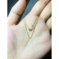 ราคา สร้อยคอ9KItalyลายโซ่แบน (4380134906)