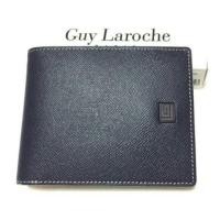ราคา กระเป๋าตังค์ใบสั้น Guy Laroche สีน้ำเงินหนังลาย (148956472)