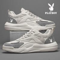 ราคา Playboy รองเท้าลำลองรองเท้ากีฬาแมทช์ลุคง่าย (22685811498)