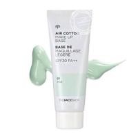 ราคา The Face Shop Air Cotton Make Up Base SPF30 PA++ #01 Mint 40 ml. บางเบา คุมมัน กันแดด (เบสเขียว) (1134215387)