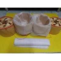 ราคา ผ้าขาวรองกระติ๊บข้าวเหนียว ขนาดใหญ่ ขนาด 35 cm*42cm (19341665796)