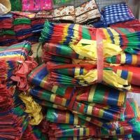 ราคา ถุงกระสอบ จัมโบ้ 6ใบ ใบละ 75 บาท ขนาด 82x62x35 ซม. กระสอบสายรุ้ง กระเป๋ากระสอบ สายรุ้ง กระเป๋าย้ายของ (19410711952)