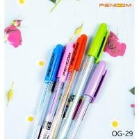 ราคา สีน้ำเงิน ปากกาแบบปลอกใส 0.5 mm. หมึกน้ำมัน Pencom OG29-Fancy ปากกาหมึกน้ำมันแบบปลอก (29983490746)