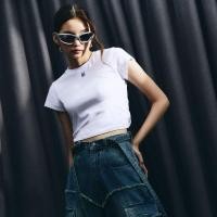 ราคา เสื้อยืดครอปปักโลโก้ Merge (พร้อมส่ง) (27470737953)