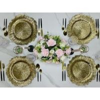 ราคา ชุดแผ่นชาร์จ แผ่นชาร์จ สีทอง รีฟ ชุด 4 ชิ้น แผ่นชาร์จพลาสติกแข็ง 14 นิ้ว (24788131745)