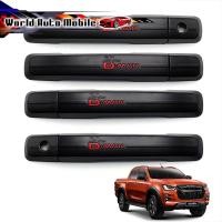 ราคา ครอบมือดึง มือจับประตู 4ประตู สีดำด้าน โลโก้แดง D-Max Isuzu D-Max Hi-Lander V-Cross ปี2012 - 2019 (7681276954)