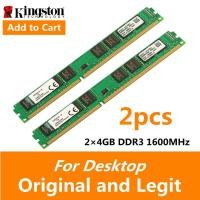 ราคา Kingston 8Gb 4Gb 2Gb 4Gb Ddr3 Ddr2 1600 1333 800Mhz Pc3 Pc2 12800U 240Pin Dimm รามตั้งโต๊ะ 4 ชิ้น (10857779380)