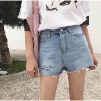 ราคา กางเกงยีนส์ขาสั้น สกรีนSTILL FALL FOR U EVERYDAY (1048377338)