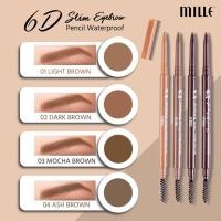 ราคา MILLE 6D SLIM BROW PENCIL WATERPROOF (1594042860)