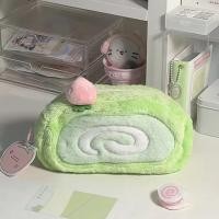 ราคา INS สนุกและน่ารักตุ๊กตาเมลอนกระเป๋าดินสอสวิสม้วนไอเดียสร้างสรรค์แมทช์ง่ายเก็บเครื่องเขียนเดสก์ท็อปความจุขนาดใหญ่สำหรับนั (28415771565)