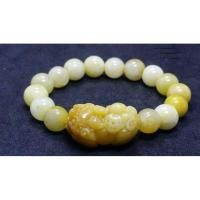 ราคา ปี่เซียะแกะสลัก กำไลสร้อยข้อมือหยกน้ำผึ้งพม่า บูชาเสริมดวงดี (3954241704)