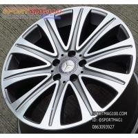 ราคา ล้อแม็กมือสองแท้ Eclass W213 สีเทาหน้าเงา หน้า8 หลัง9 19นิ้ว 5รู112 ET43/53 [21527] (27511387421)