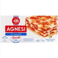 ราคา Agnesi Lasagne แอคเนซี ลาซานญ่า พาสต้าแบบแผ่น 500 กรัม. (29125668789)