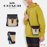 ราคา Isa Lovely Shop Coach CH071 Track Small Flap Crossbody In Colorblock Signature (23162765463)