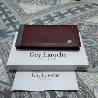 ราคา กระเป๋าสตางค์Guy Laroche สีไวน์แดง แท้ ยาว7"สูง3.5" (1803641644)