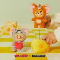 ราคา พร้อมส่งTOM AND JERRY X KAKAO FRIENDS Keyring Doll พวงกุญแจตุ๊กตา มีสลิงดึงได้ (28311666535)