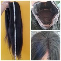 ราคา ลดราคาพิเศษวิกผมแท้ทอมือทั้งหัว Full lace ผมยาว 18นิ้ว หนา150% สีดำ สีน้ำตาล (15321003931)