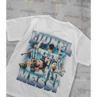 ราคา Lionel Messi เสื้อยืด Messi Bootleg เสื้อ 90s Vintage Graphic Tees Retro เสื้อ Lionel Messi Merch Messi เสื้อฟุตบอล (27005050330)