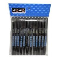ราคา “YOYA” ปากกาเขียนซีดี 2 หัว รุ่น 1101 (สีดำ)(แพ็ค/12 ด้าม) (27329352763)