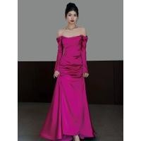 ราคา **พร้อมส่ง***ในไทยด่วนๆค่ะชุดราตรีหางปลาสีชมพูบานเย็น (29413481566)