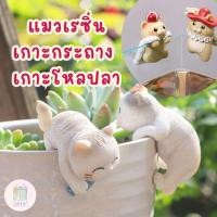 ราคา (เพิ่มลายใหม่) ตุ๊กตาแมวเกาะกระถาง จัดสวน ตุ๊กแต่เรซิ่นจิ๋ว ของแต่งบ้าน เกาะตู้ปลา อุปกรณ์ตกแต่งสวน (22775827715)