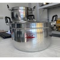 ราคา ตราจระเข้ CCH หม้อเบอร์ 28 cm ความจุ 8.0 ลิตร อลูมิเนียมอย่างหนา หม้อจระเข้ (26584265184)