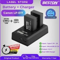 ราคา แบตกล้อง Canon LP-E17 + แท่นชาร์จ สำหรับกล้อง Canon EOS RP M3 M5 M6 750D 760D T6I T6S 8000D KISS X8i (2166201561)