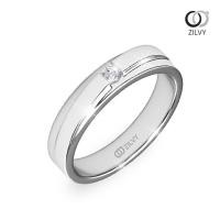 ราคา Zilvy - แหวนหญิงเพชรน้ำร้อย 0.05 กะรัต (GR869) (25538477376)