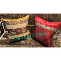 ราคา ปลอกหมอนลายช้าง ขนาด40×40ซม.หรือ16"×16" (20088374568)