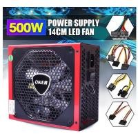 ราคา OKER Power supply oker 500w เเท้. 80%EFFICIENCY. รุ่น: PS-680G (23325838401)