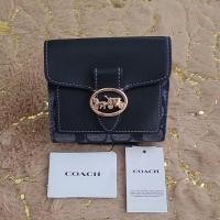 ราคา Coach ของแท้ กระเป๋าสตางค์ 2 พับเล็ก สีดินิม Georgie Small Wallet (23817532572)