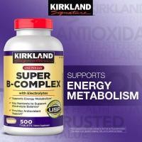 ราคา วิตามินบี Kirkland Signature Super B-Complex with Electrolytes, 500 Tablets (6862183051)