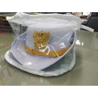 ราคา หมวกข้าราชการสีขาว หน้าครุฑปักดิ้นทอง แถมฟรีถุงซิปกันฝุ่น มีให้เลือกทั้งชาย/หญิง (28714790538)