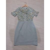 ราคา เดรส Phawi size S สีเขียวอมฟ้า (21737191403)