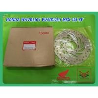 ราคา FRONT DISC BRAKE "GENUINE" For HONDA WAVE110i WAVE125i MSX125SF // จานดิสเบรคหน้า ของแท้ (16518114078)