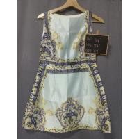 ราคา เดรสสั้นสีฟ้า ผ้าไหมเทียม (25985299244)