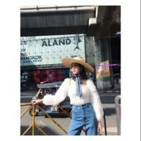 ราคา เสื้อลูกไม้แขนยาว ตัวเสื้อแต่งระบาย (3441718652)