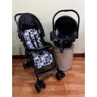ราคา เซ็ตรถเข็นเด็ก+พร้อมคาร์ซีทกระเช้า joie สภาพดีได้ครบทั้งชุด (29125570574)