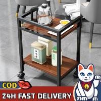 ราคา Luckyมีพร้อมส่ง โต๊ะขนาดเล็กอเนกประสงค์ น้ำหนักเบาท็อปไม้อัดMDF เคลื่อย้ายสะดวกพร้อมล้อ มี3สี (17694943954)