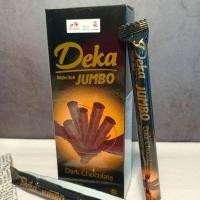 ราคา Deka Jumbo Wafer Roll Dark Chocolate เวเฟอร์แท่ง สอดไส้ช็อกโกแลต(มาเลย์) (15064574953)