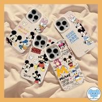 ราคา เคสคู่รัก การ์ตูนดิสนีย์ มิกกี้เม้าส์ สตอเบอรี่ ล็อตโซ่ iPhone 15 11 14 12 13 Pro Max 7Plus XR 6 7 6s 8 Plus XS Max X SE (24828713674)