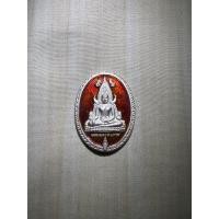 ราคา เหรียญพระพุทธชินราชหลังหลวงพ่อเหลือ เนื้อเงินลงยาพื้นหลังสีแดงปี2557ของแท้ (19692135178)