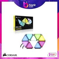 ราคา (ประกัน 1ปี) ไฟประดับคอม Corsair iCUE LC100 Case Accent Lighting Panels — Mini Triangle — 9x Tile Starter Kit (18402617764)