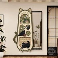 ราคา กระจกแต่งตัวซ่อนกระจกเงาบานยาวแบบดึง-ดัน กระจกเงาบานยาวแบบซ่อน ตกแต่งระเบียงสไตล์ย้อนยุคแบบฝรั่งเศส ภาพวาดการ์ตูนแมว (24741916661)