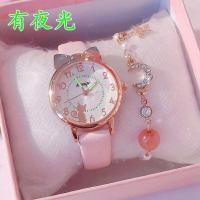 ราคา พร้อมส่งจ้า✲❁ஐนาฬิกาเด็กกันน้ำและกันกระแทกสาวนักเรียนประถมและมัธยมต้นเวอร์ชั่นเกาหลีสาวน่ารักตัวชี้การ์ตูนนาฬิกาควอตซ์เร (13260731000)