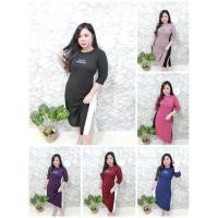 ราคา ชุดเดรสผ้ายืดวูลเวฟสกรีนอก (9713127432)