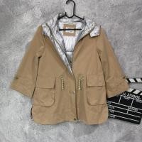 ราคา ผ้ามือสอง แจ็คเก็ตแขนยาวมีฮู้ดเด็ก ZARA ซับในถอดออกได้ (29625435199)