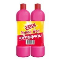 ราคา น้ำยาทำความสะอาดห้องน้ำ VIXOL PINK 900 มล. แพ็กคู่ PINK PARADISE (14170953727)