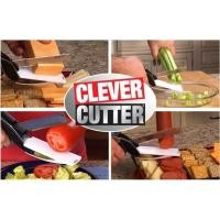 ราคา CLEVER มีดกรรไกรหั่นผักเอนกประสงค์พร้อมเขียง (86541816)