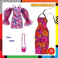 ราคา Barbie Fashion 2-Pack Floral Puff Sleeve and Dress Set, Barbie Doll Dress-Up Doll & House Clothing and Accessory Set for Ages 3 and Up, Pink HJT35 (24693040315)